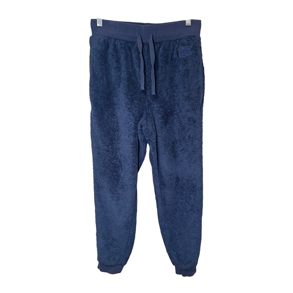 Ugg Sherpa Joggers Sweatpants Navy Blue Size Small